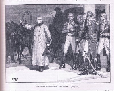 Napoleon abandoning his army by Henry Marriott Paget